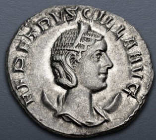 Herennia Etruscilla, Augusta, early  251 CE  (Rome mint - 6th officina 5th emission - AR Antoninianus)